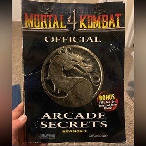 1990s Vintage Mortal Kombat Offical Arcade Secrets Revision 2